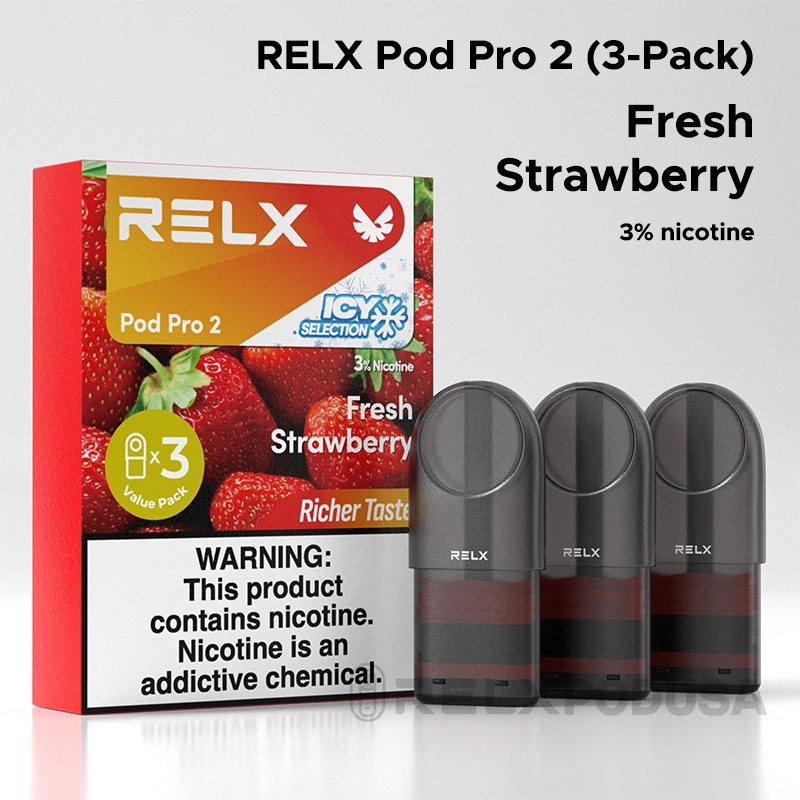 relx pods garden's heart Pod Pro 2 (3-Pods Pack) Resistance:0.9ohm Mesh MTL no-nicotine Best SMOK Nic Salt