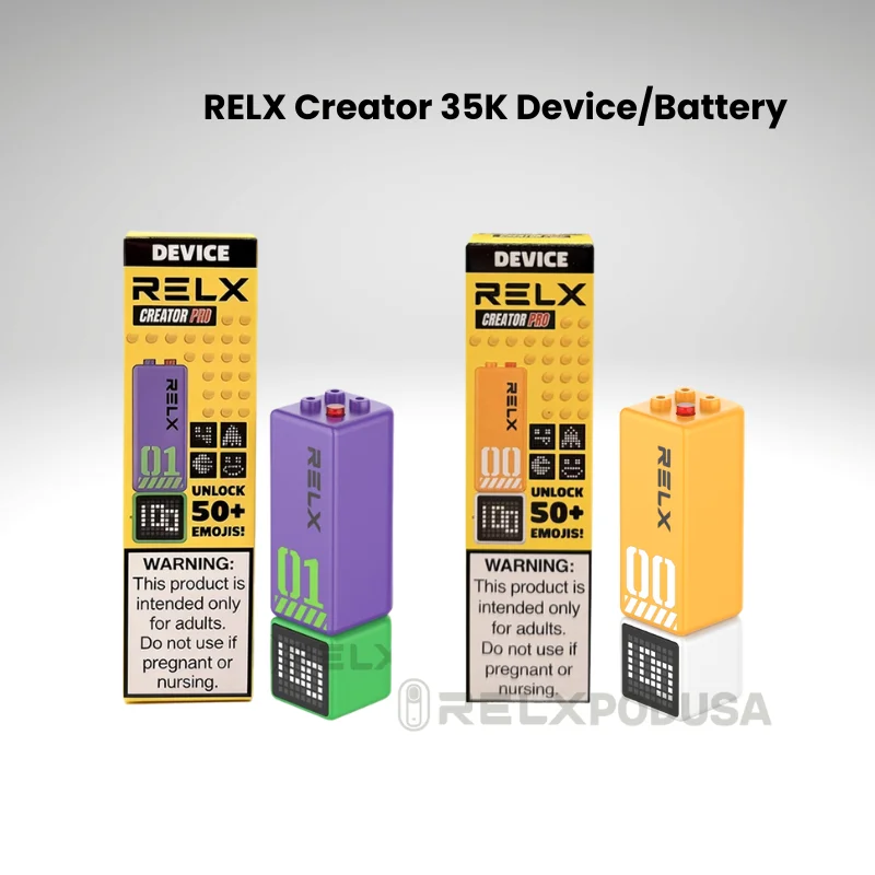 RELX Creator 35K Device Battery two Available color