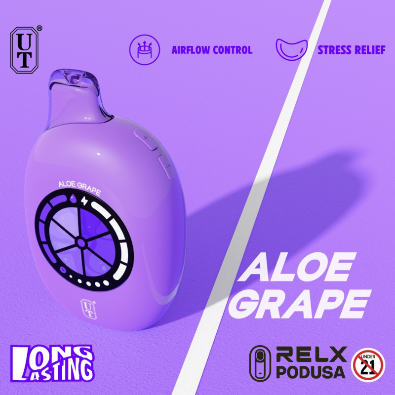 Flum UT Bar 50K Disposable Vape single flavor Aloe Grape