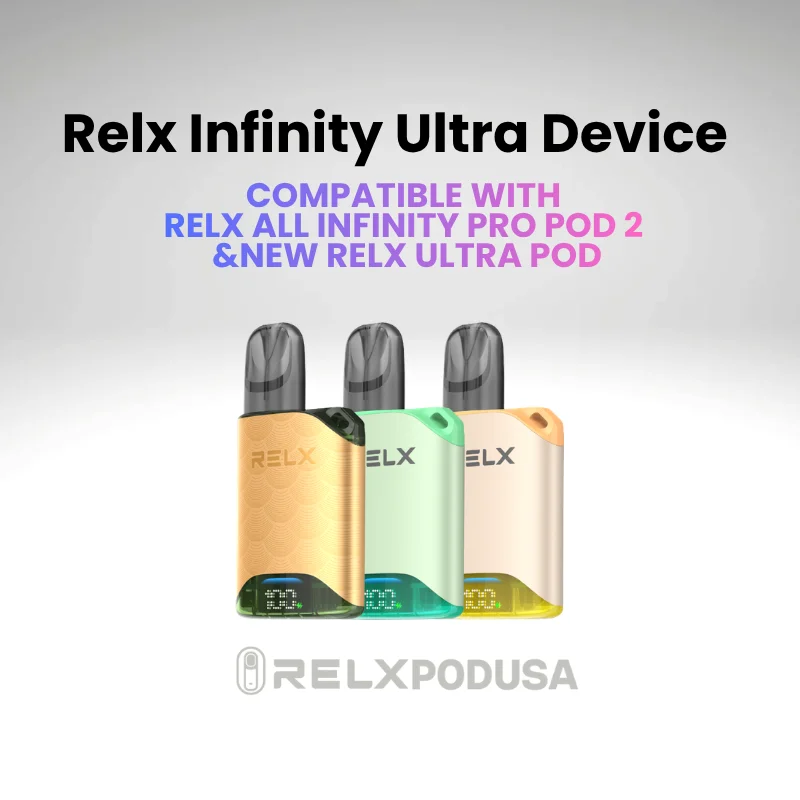 Relx Infinity Ultra Device Relx Infinity Ultra Device Compatibility with RELX Infinity ultra pod and Relx Pod Pro 2